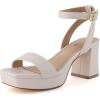 imageCUSHIONAIRE Womens Cherry platform dress sandal Memory Foam and Wide Widths AvailableIvory
