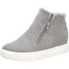imageCUSHIONAIRE Womens Heaven Hidden Wedge Faux Shearling Sneaker Memory FoamGrey