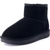 Black Genuine Suede