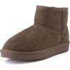 Taupe Genuine Suede