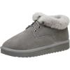 imageCUSHIONAIRE Womens Hope short pull on boot Memory FoamGrey Genuine Suede