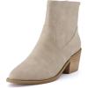 imageCUSHIONAIRE Womens Rowdy Western Boot Memory Foam Wide Widths AvailableBeige