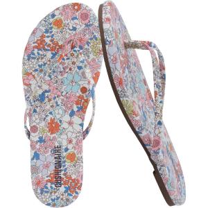 imageCUSHIONAIRE Cruise Flip Flops for Women Footwear  Vacation Beach Essentials  Casual Summer Sandals for Women with Wide WidthPink