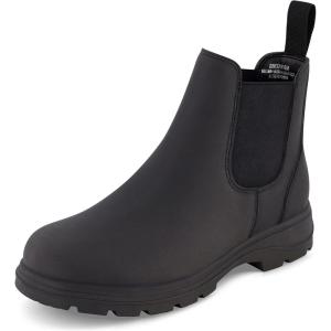 imageCUSHIONAIRE Womens Britain slip on chelsea boot Memory Foam Wide Widths AvailableBlack Rugged