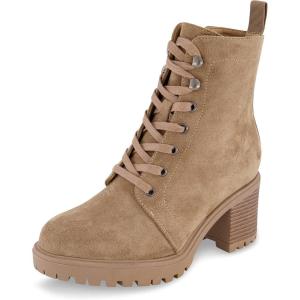 imageCUSHIONAIRE Womens James lace up boot Memory Foam Wide Widths AvailableTan Faux Suede