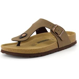 imageCUSHIONAIRE Womens Leah Cork Footbed Sandal With ComfortBrown