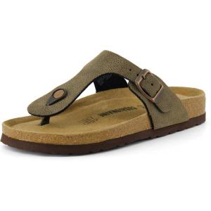 imageCUSHIONAIRE Womens Leah Cork Footbed Sandal With ComfortBrown Rugged