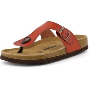 imageCUSHIONAIRE Womens Leah Cork Footbed Sandal With ComfortWhiskey