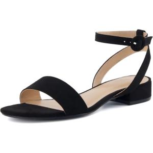 imageCUSHIONAIRE Womens Nila one band low block heel sandal Wide Widths AvailableBlack