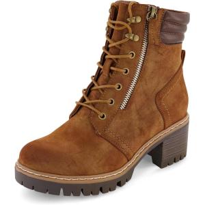 imageCUSHIONAIRE Womens Ramsey Lace up boot Memory Foam Wide Widths AvailableTan