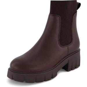 imageCUSHIONAIRE Womens Sparks slip on chelsea boot Memory Foam Wide Widths AvailableChocolate