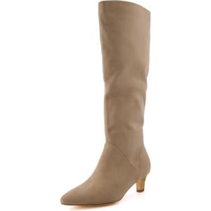 imageCUSHIONAIRE Womens Stiles high kitten heel boot with Memory FoamTaupe