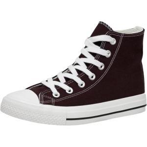 imageCUSHIONAIRE Womens Vance high top Canvas Sneaker Memory FoamChoc Brown