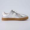 imageCUSHIONAIRE Bailey Womens Retro Sneaker Classic Everyday Sneakers for Women with Sleek Rounded Toe and Memory FoamSilver