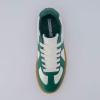 imageCUSHIONAIRE Bailey Womens Retro Sneaker Classic Everyday Sneakers for Women with Sleek Rounded Toe and Memory FoamWhiteGreen