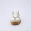 imageCUSHIONAIRE Bailey Womens Retro Sneaker Classic Everyday Sneakers for Women with Sleek Rounded Toe and Memory FoamWhiteGrey
