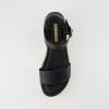 imageCUSHIONAIRE Melissa Espadrille Platform Sandals For Women with Adjustable Ankle Strap and Memory Foam InsoleComfortable Womens Sandals for SummerBlack