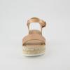 imageCUSHIONAIRE Melissa Espadrille Platform Sandals For Women with Adjustable Ankle Strap and Memory Foam InsoleComfortable Womens Sandals for SummerRose Gold