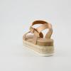 imageCUSHIONAIRE Melissa Espadrille Platform Sandals For Women with Adjustable Ankle Strap and Memory Foam InsoleComfortable Womens Sandals for SummerRose Gold