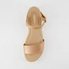 imageCUSHIONAIRE Melissa Espadrille Platform Sandals For Women with Adjustable Ankle Strap and Memory Foam InsoleComfortable Womens Sandals for SummerRose Gold