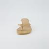 imageCUSHIONAIRE Miami Thong Dressy Kitten Heel Sandals for Women Wide Widths AvailableTan