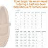 imageCUSHIONAIRE Weston Womens Hand Woven Dressy Ballet Flats  Faux Leather Mary Jane with Adjustable Strap ampamp Memory FoamCognac Woven