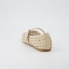 imageCUSHIONAIRE Weston Womens Hand Woven Dressy Ballet Flats  Faux Leather Mary Jane with Adjustable Strap ampamp Memory FoamWheat Woven