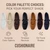 imageCUSHIONAIRE Weston Womens Hand Woven Dressy Ballet Flats  Faux Leather Mary Jane with Adjustable Strap ampamp Memory FoamWheat Woven