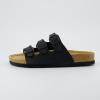 imageCUSHIONAIRE Womens Lela Cork footbed Sandal with ComfortBlack Nappa