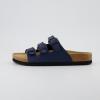 imageCUSHIONAIRE Womens Lela Cork footbed Sandal with ComfortNavy Nappa