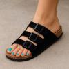 imageCUSHIONAIRE Womens Lela Cork footbed Sandal with ComfortStone