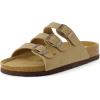imageCUSHIONAIRE Womens Lela Cork footbed Sandal with ComfortTaupe