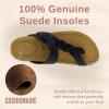 imageCUSHIONAIRE Womens Libby Cork footbed Sandal with Comfort and Wide Widths AvailableBlack