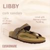 imageCUSHIONAIRE Womens Libby Cork footbed Sandal with Comfort and Wide Widths AvailableBrown