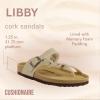 imageCUSHIONAIRE Womens Libby Cork footbed Sandal with Comfort and Wide Widths AvailableStone