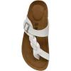 imageCUSHIONAIRE Womens Libby Cork footbed Sandal with Comfort and Wide Widths AvailableWhite