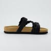 imageCUSHIONAIRE Womens Lizzy Cork Footbed Sandal  Comfortable Adjustable Straps Arch Support Wide Widths Available Boho Chic Summer SlidesBlack