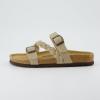 imageCUSHIONAIRE Womens Lizzy Cork Footbed Sandal  Comfortable Adjustable Straps Arch Support Wide Widths Available Boho Chic Summer SlidesStone