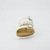 imageCUSHIONAIRE Womens Lizzy Cork Footbed Sandal  Comfortable Adjustable Straps Arch Support Wide Widths Available Boho Chic Summer SlidesWhite