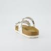 imageCUSHIONAIRE Womens Lizzy Cork Footbed Sandal  Comfortable Adjustable Straps Arch Support Wide Widths Available Boho Chic Summer SlidesWhite