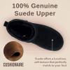 imageCUSHIONAIRE womens ShearlingBlack Genuine Suede