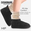 imageCUSHIONAIRE womens ShearlingBlack Genuine Suede