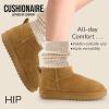 imageCUSHIONAIRE womens ShearlingCheetah Genuine Suede