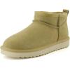 imageCUSHIONAIRE womens ShearlingKhaki Genuine Suede