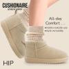 imageCUSHIONAIRE womens ShearlingSand Genuine Suede