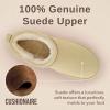 imageCUSHIONAIRE womens ShearlingSand Genuine Suede
