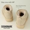 imageCUSHIONAIRE womens ShearlingSand Genuine Suede