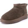 imageCUSHIONAIRE womens ShearlingTaupe Genuine Suede