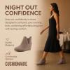 imageDunes Womens Zoey Wedge Bootie Soft Vegan Suede Easy SlipOn Design Memory Foam Wide Widths AvailableTaupe