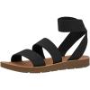 imageCUSHIONAIRE Womens Indego Stretch SandalBlack